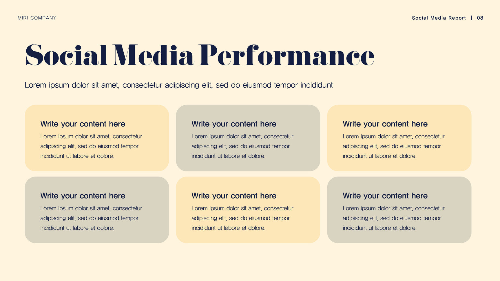 Navy Floral Media Report