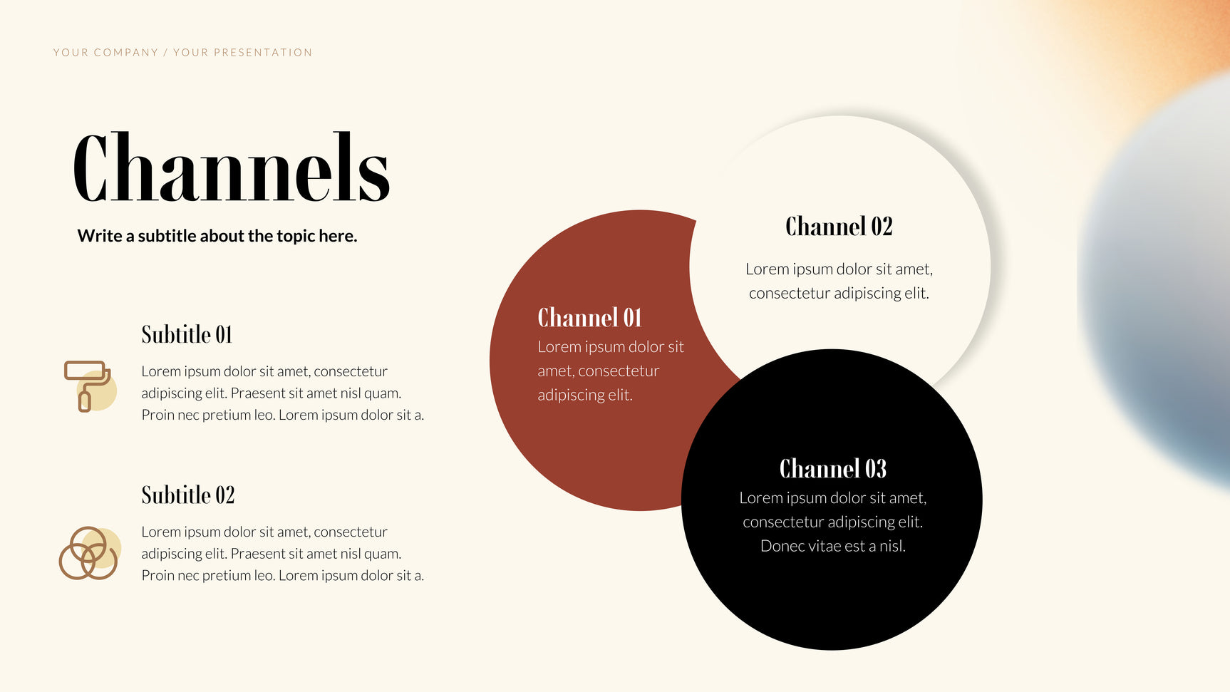 Black Modern Marketing Plan Presentation