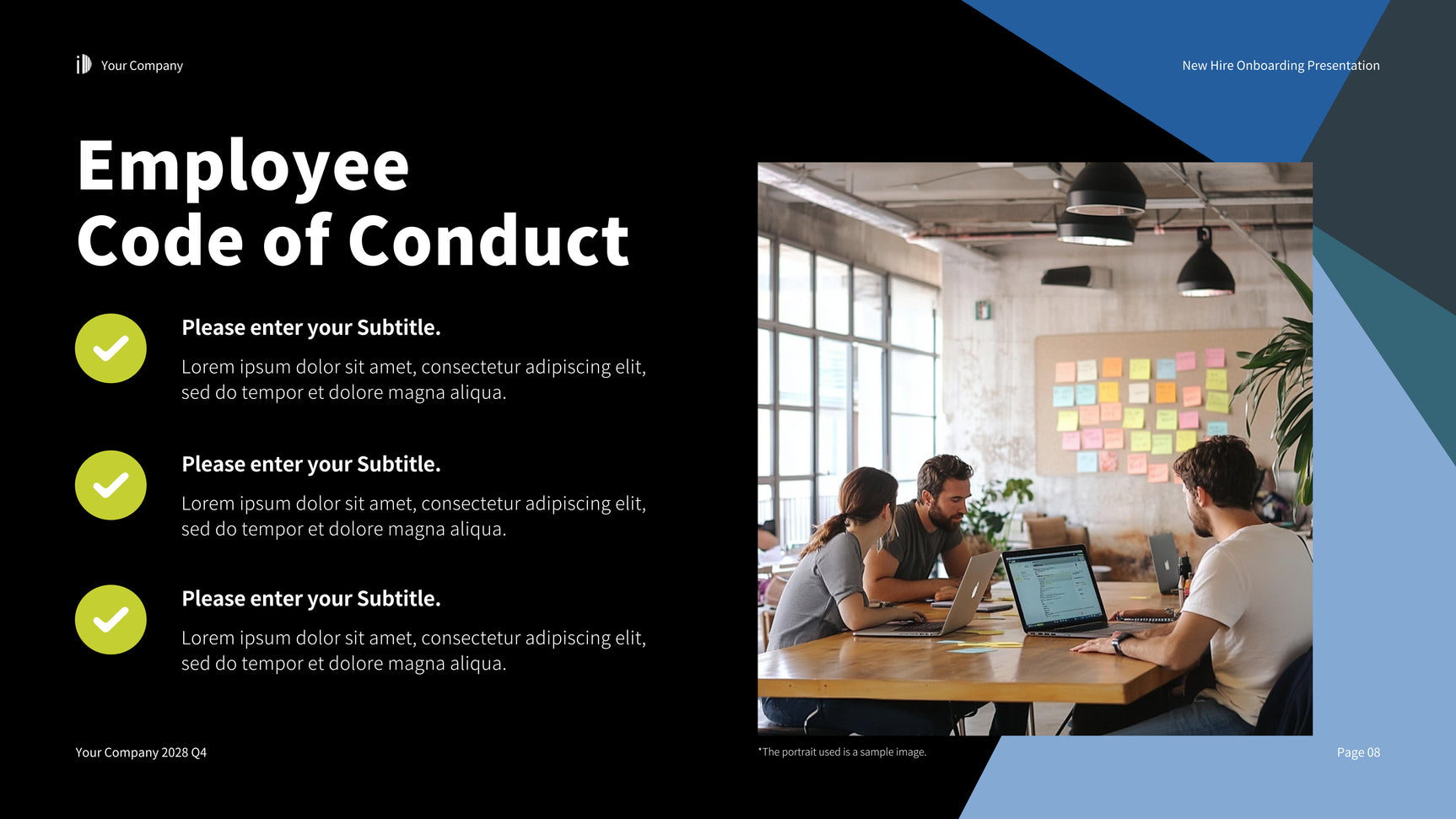 Green White Modern Onboarding Guide Presentation