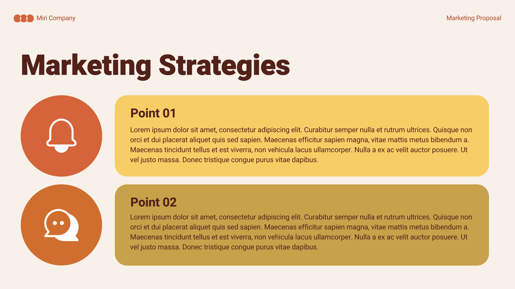 Orange Abstract Marketing Document