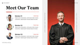 Red Elegant Legal Presentation