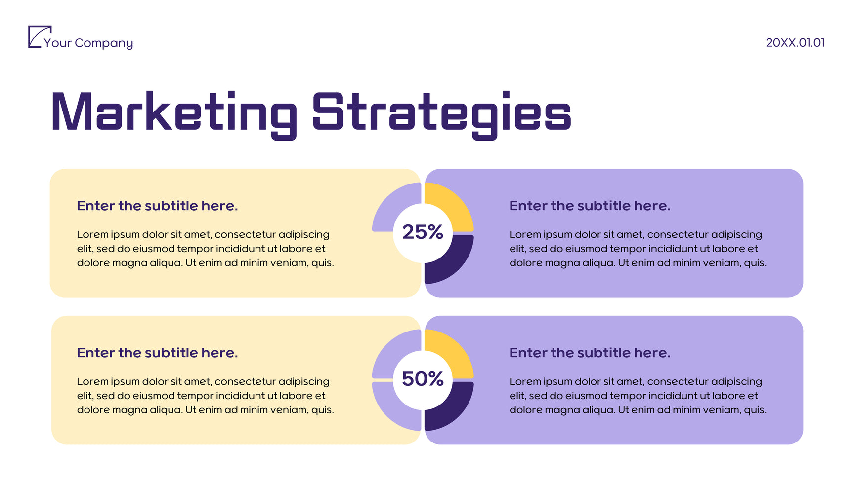 Purple Minimalist Marketing Proposal Document