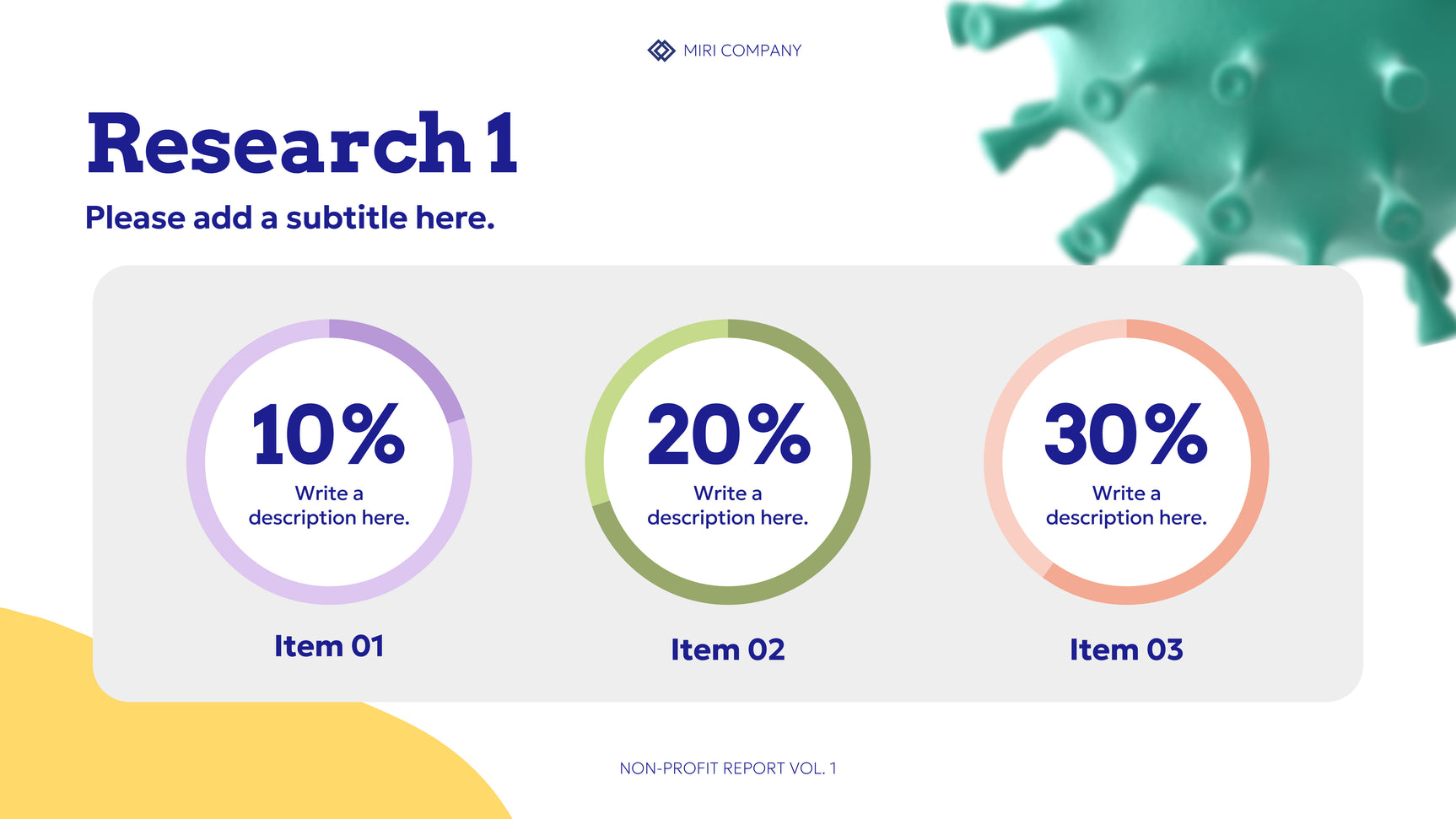 Blue Cute Health Information Report