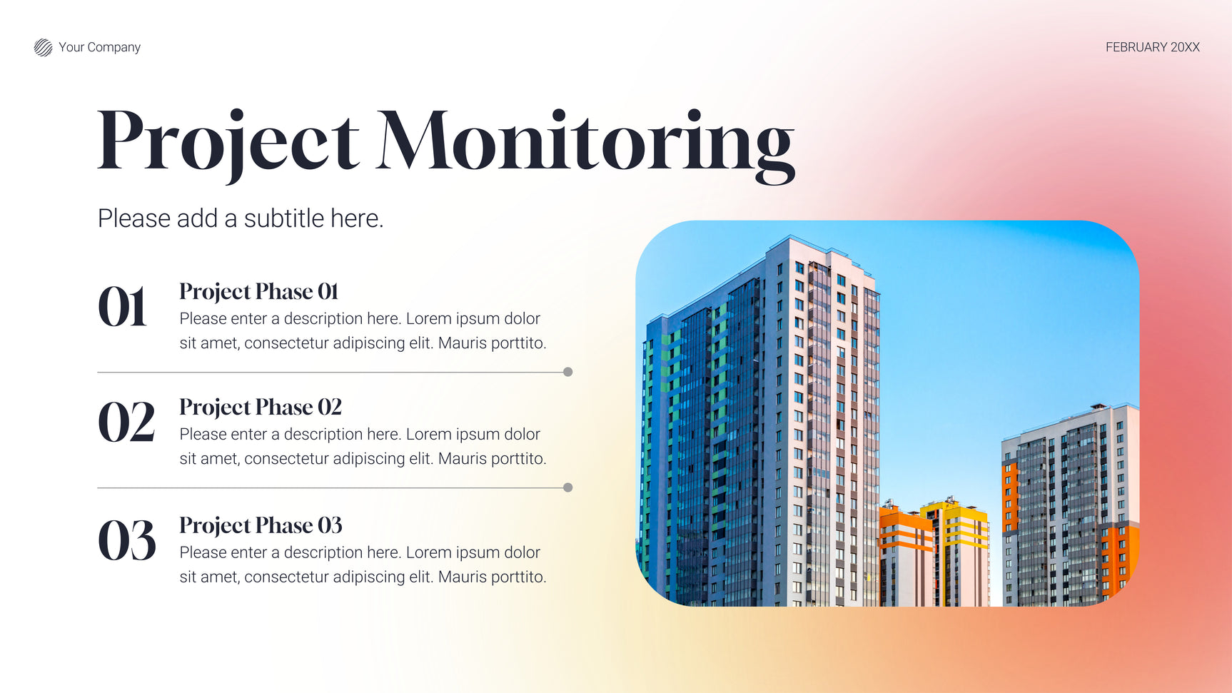 Grey Modern Project Plan Document