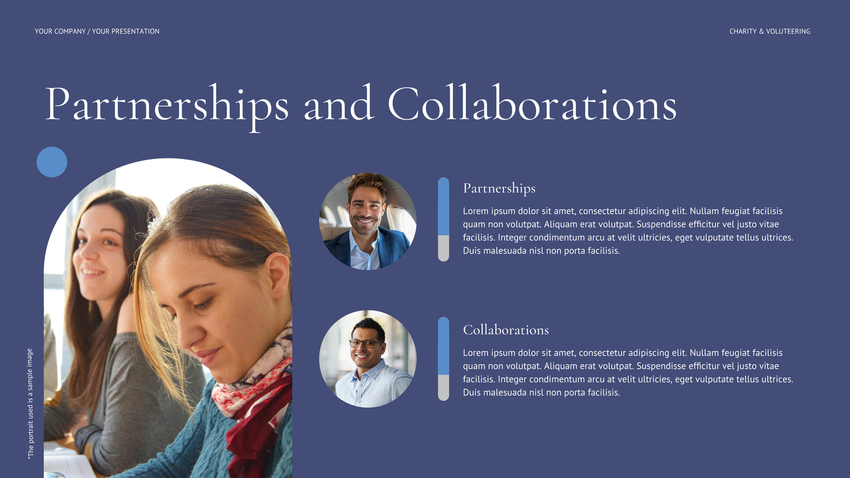 Blue Modern Fundraising Presentation
