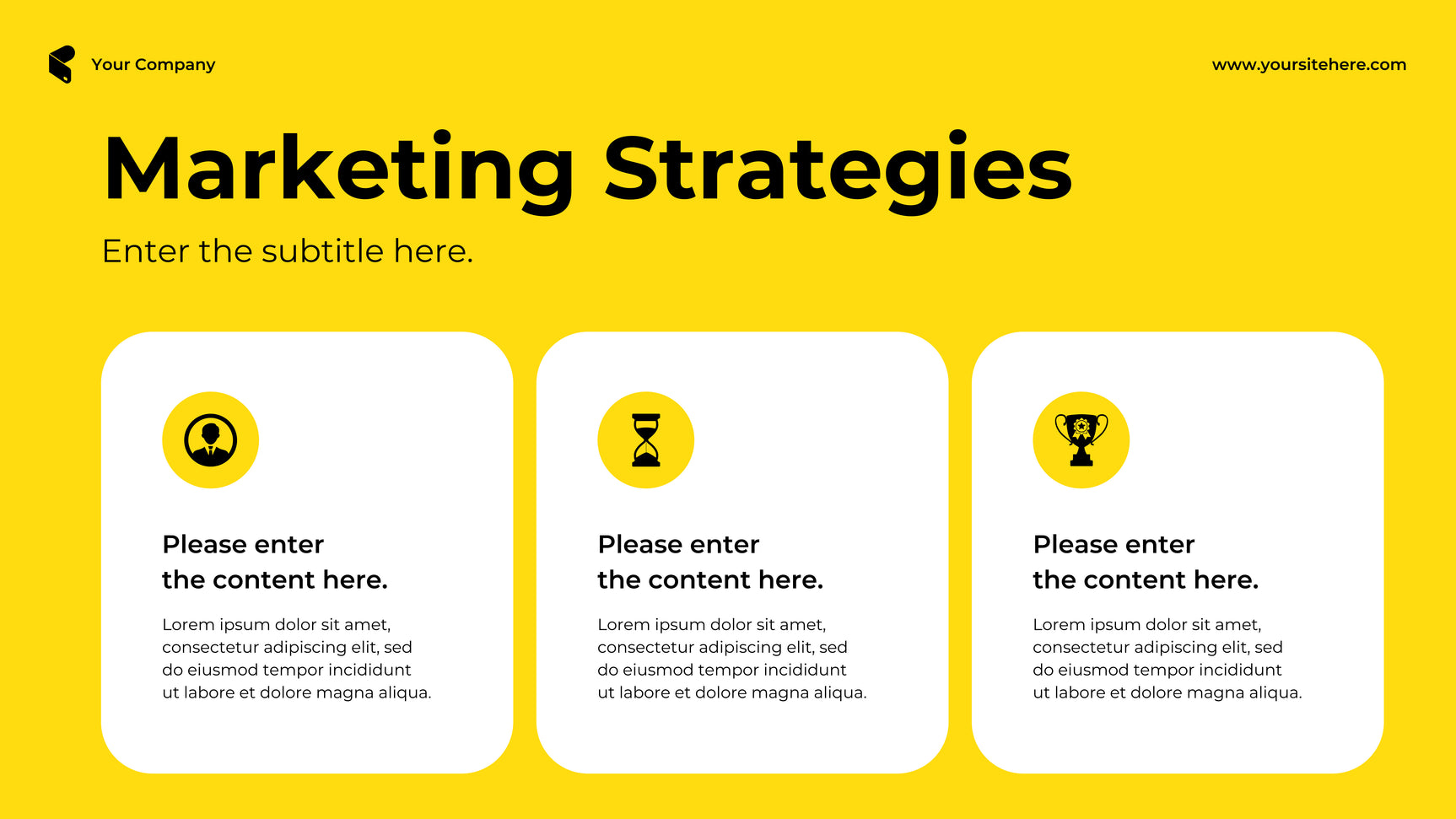 Yellow Bold Marketing Proposal
