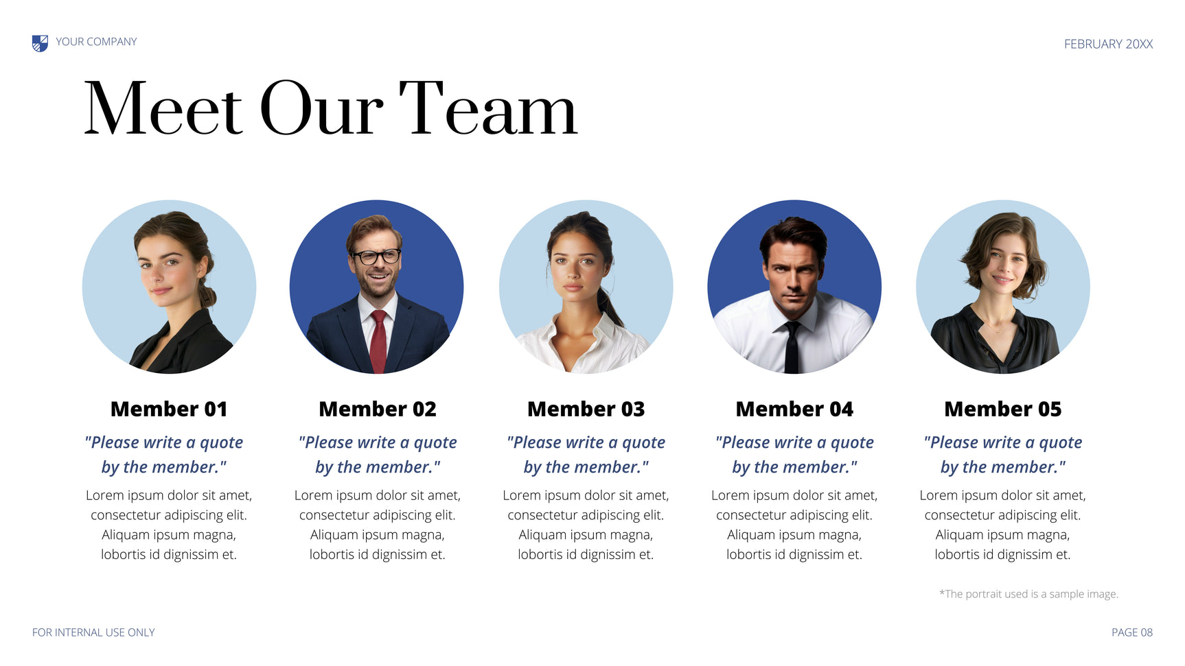Blue Professional Legal Presentation