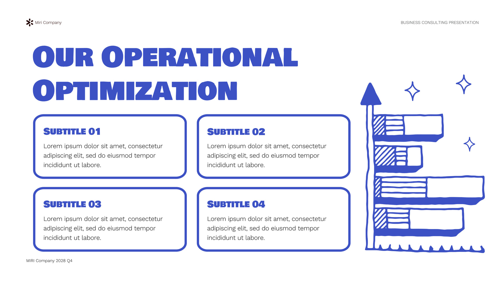 Blue Modern Business Consulting Report Presentation