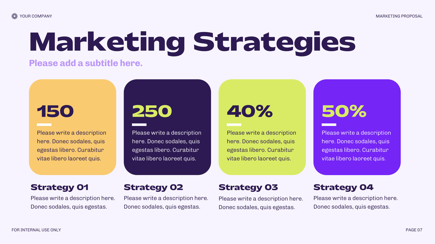 Purple Modern Marketing Document