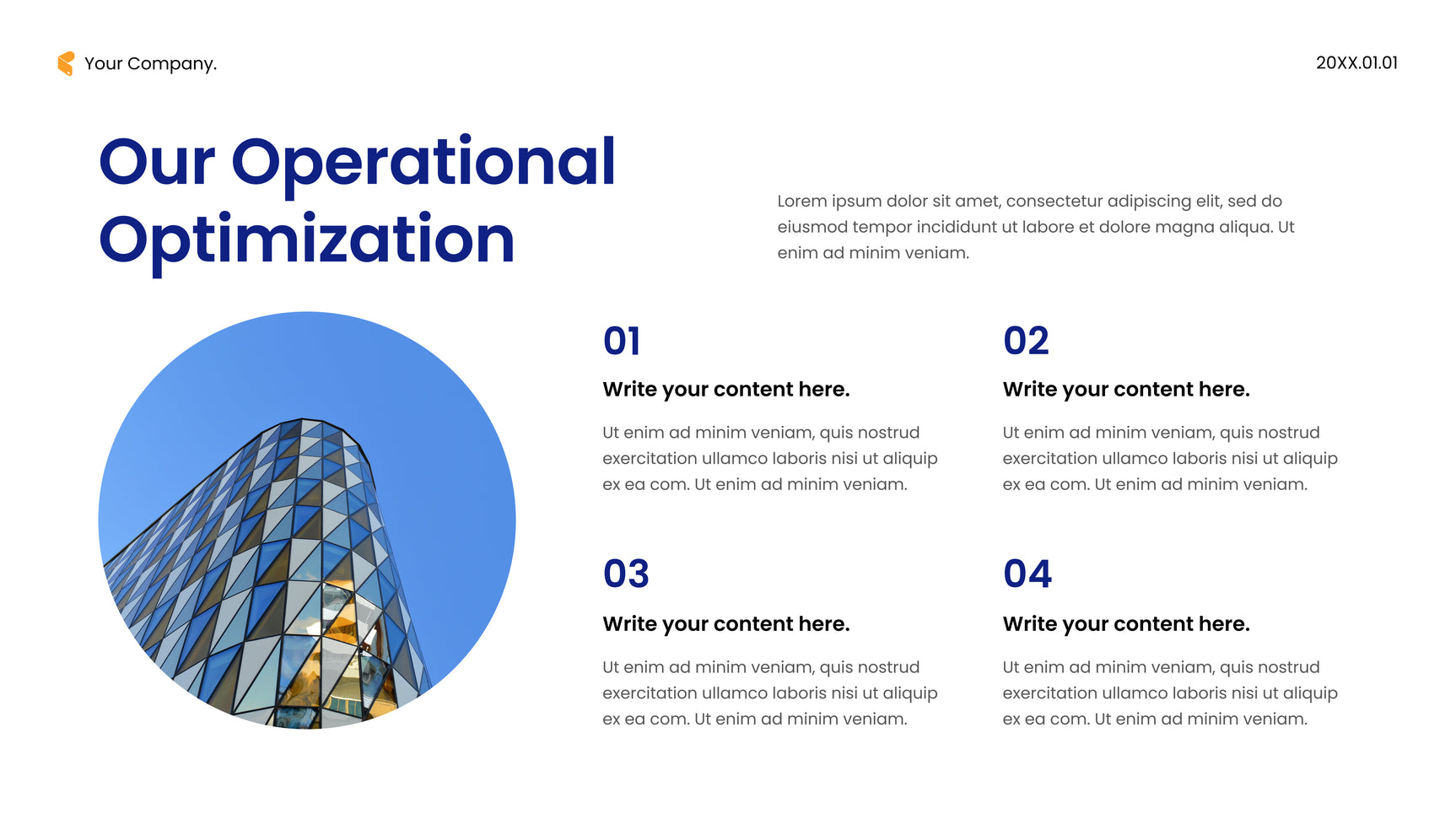 Blue Modern Consulting Presentation