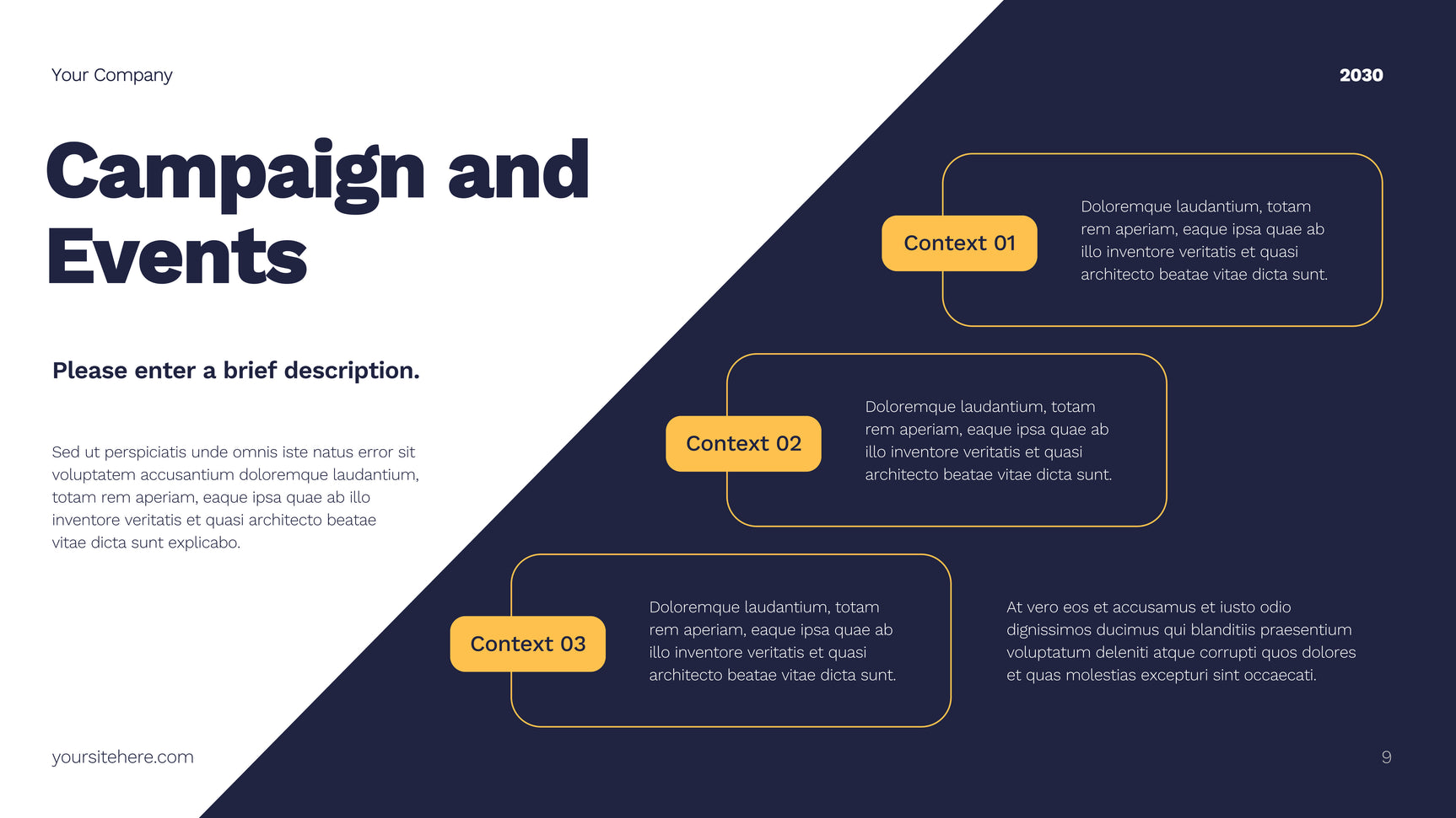 Yellow Modern Marketing Plan
