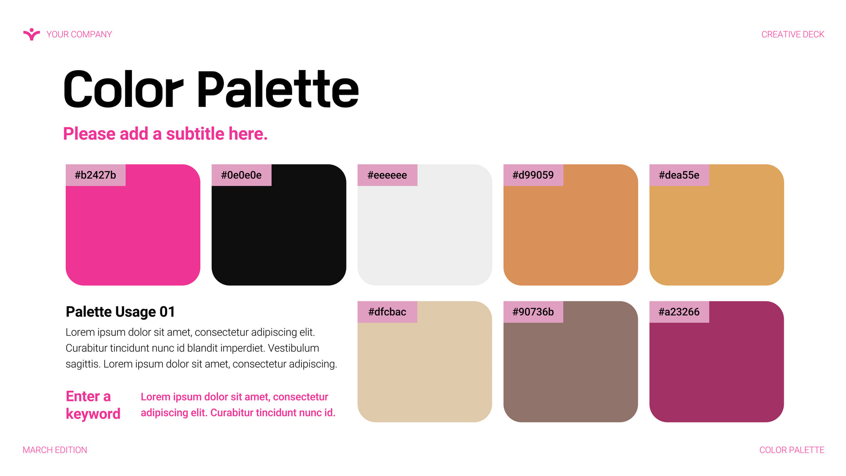 Pink Modern Agency Presentation