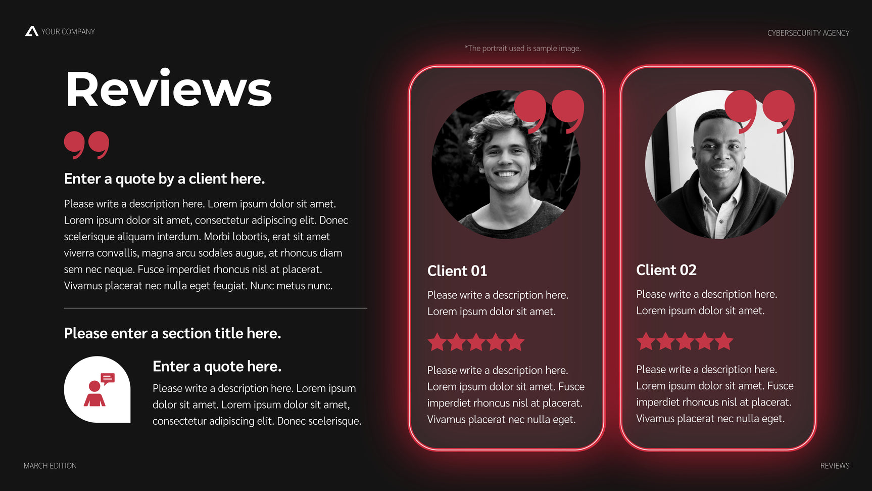 Red Modern Cybersecurity Promotion