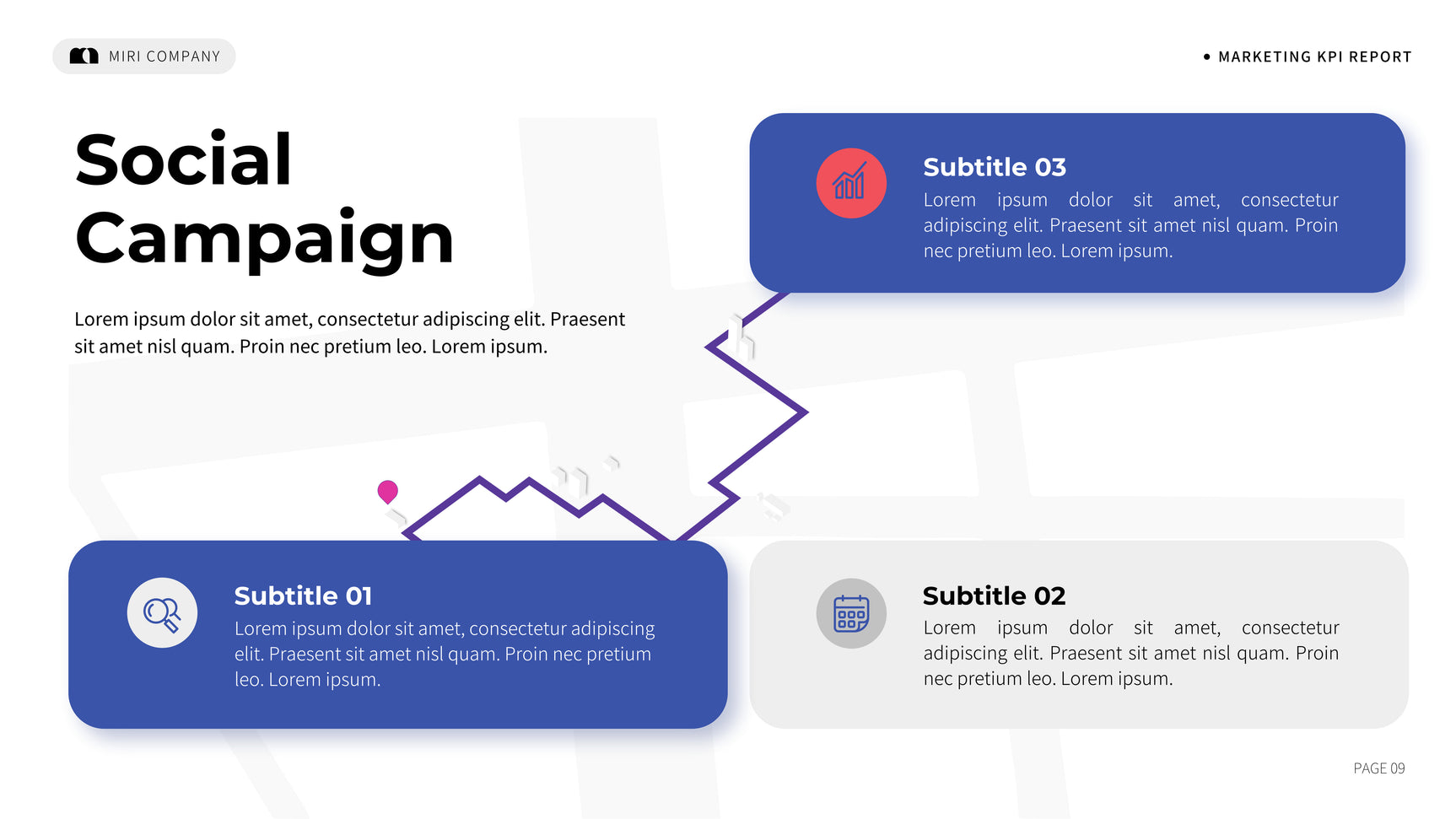 Blue Modern Marketing Report