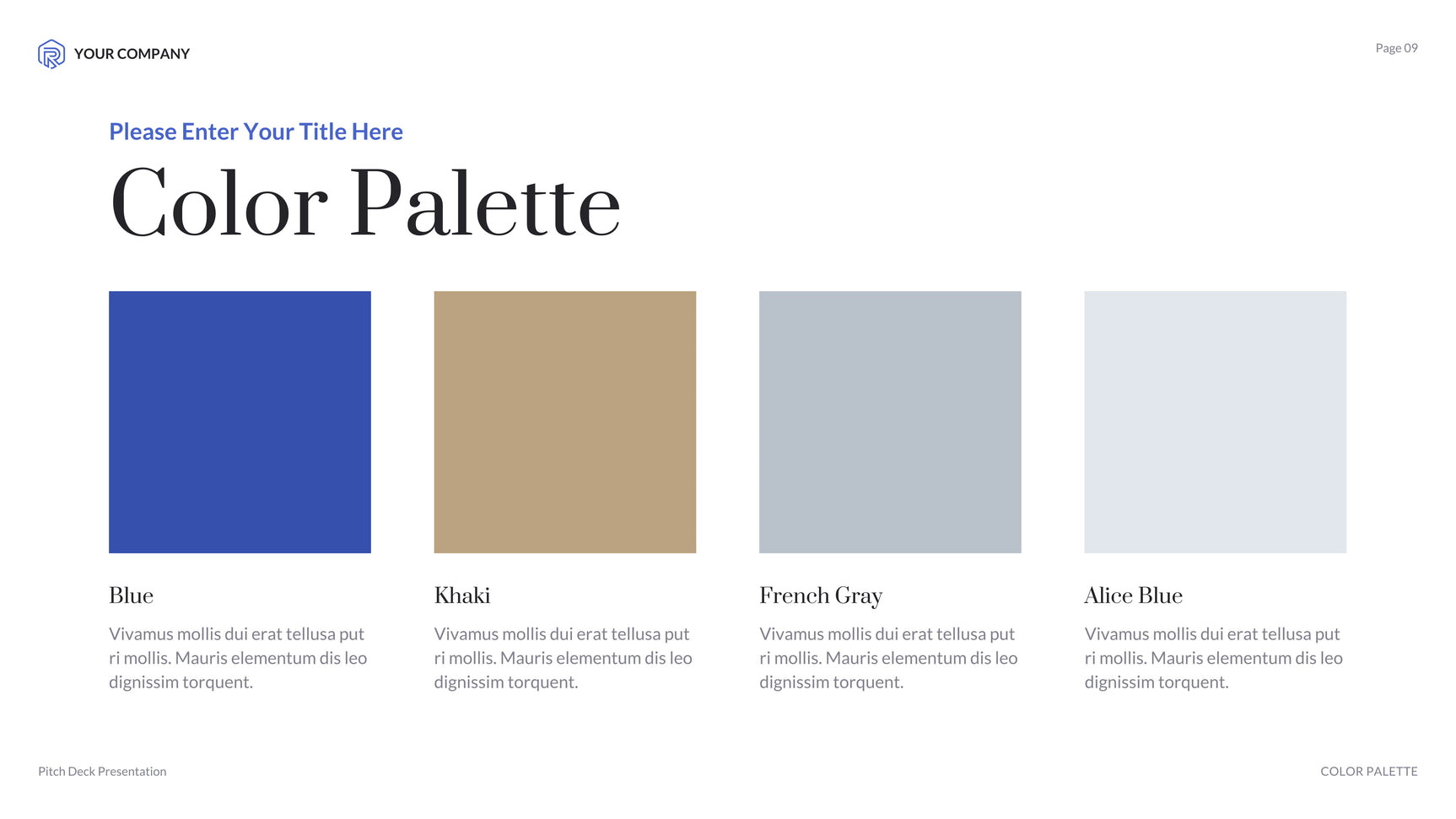 Blue Modern Agency Presentation