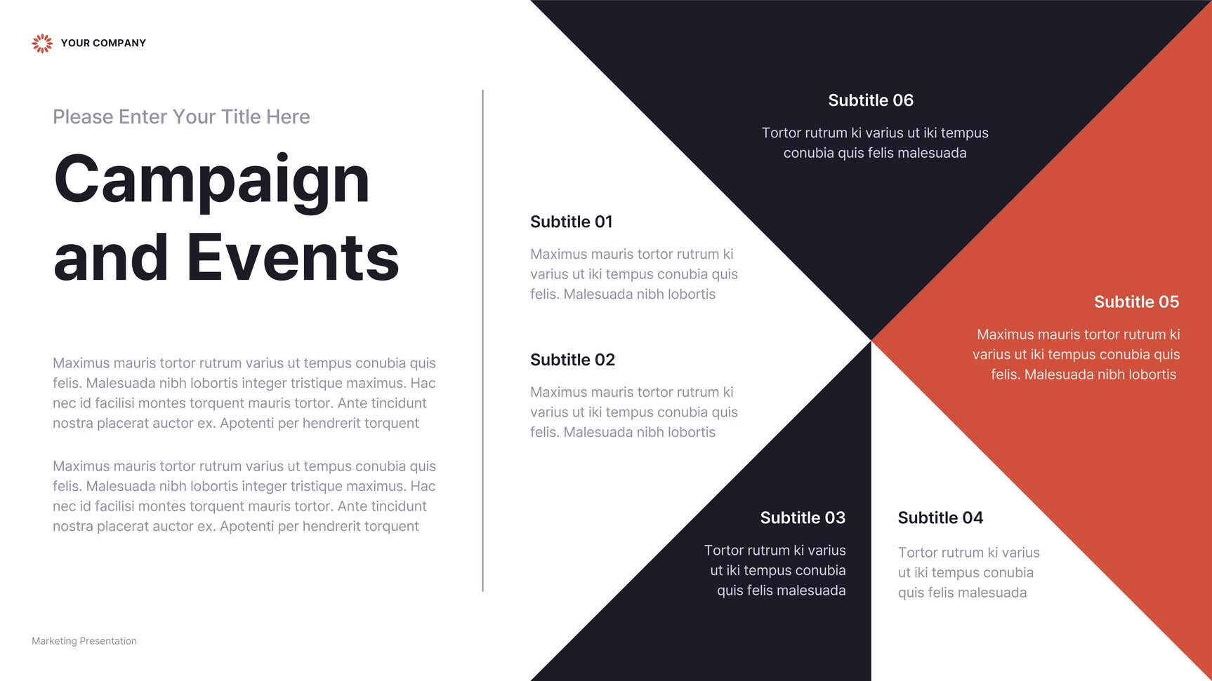 Red Modern Marketing Presentation