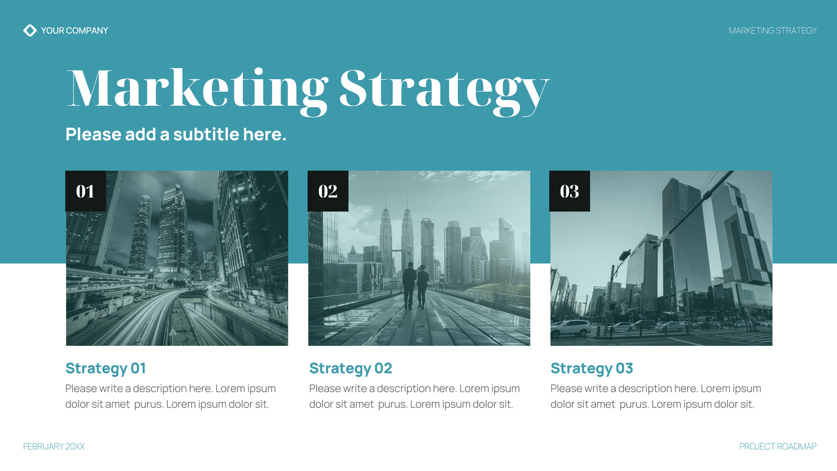 Teal Modern Business Plan Presentation