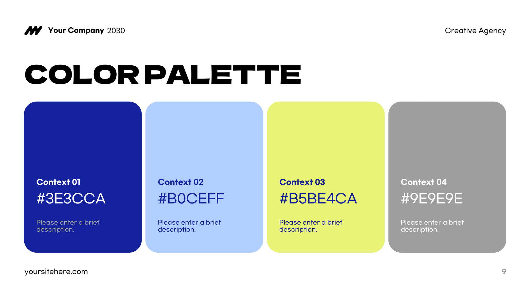 Blue Modern Agency Presentation