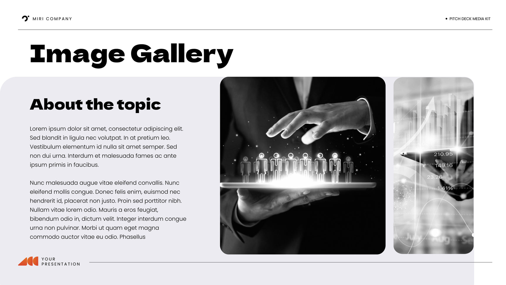 Orange Bold Media Presentation