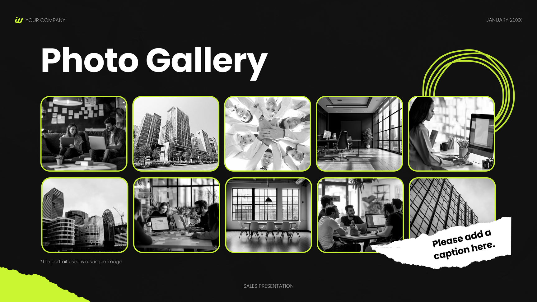 Black Modern Social Presentation