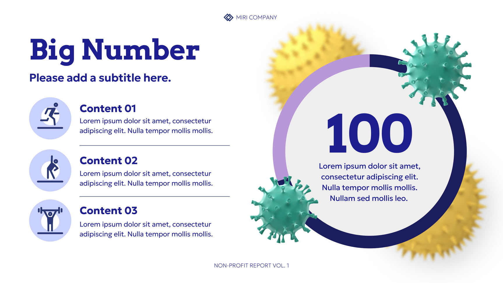 Blue Cute Health Information Report