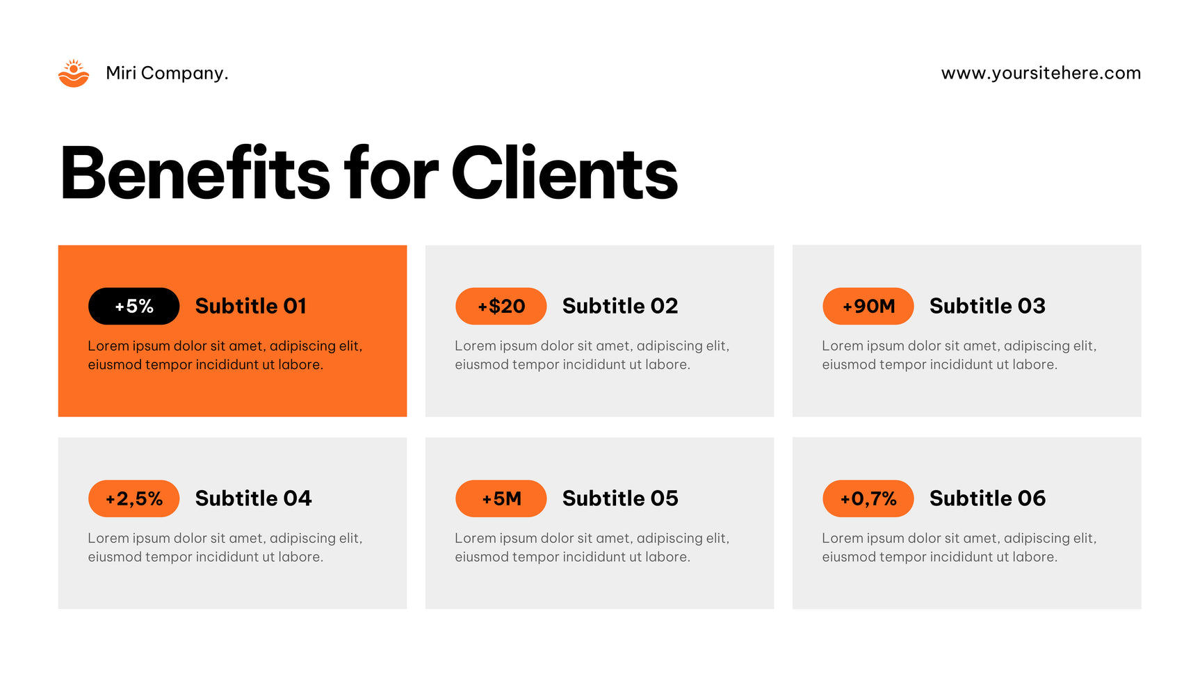 Orange Modern Agency Advertisement