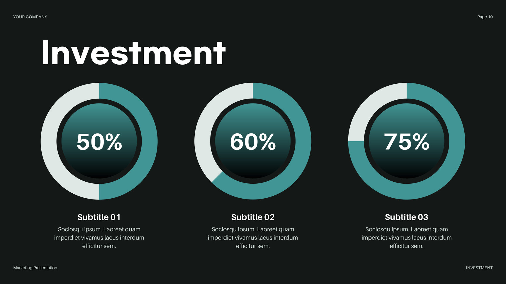 Teal Modern Budget Presentation