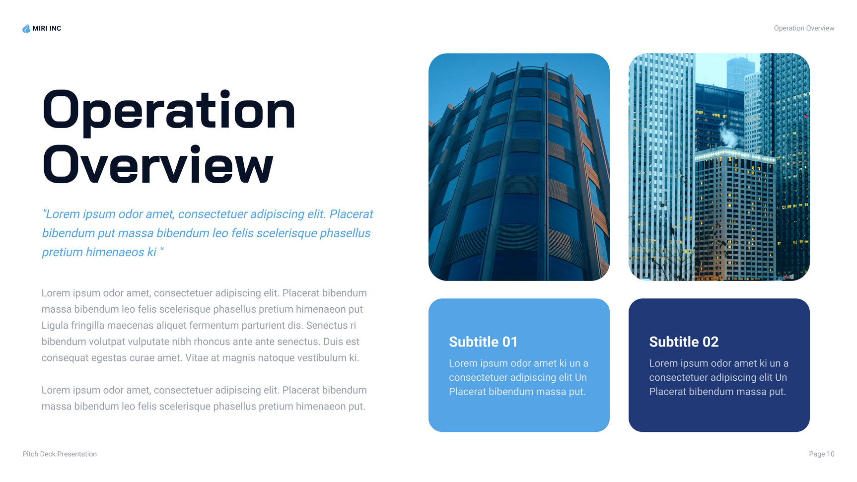 Blue Modern Business Presentation