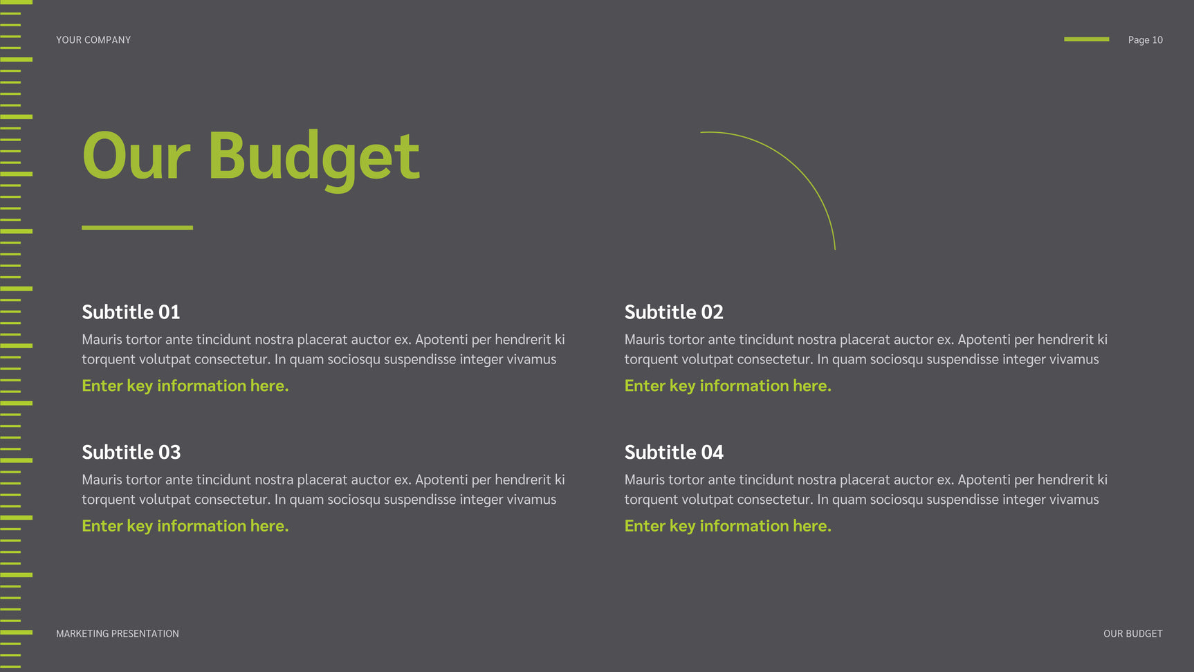 Green Modern Social Media Report