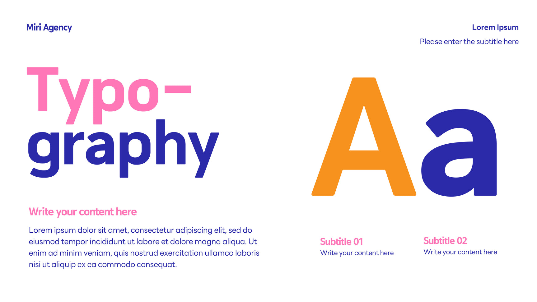 Blue Modern Agency Advertisement