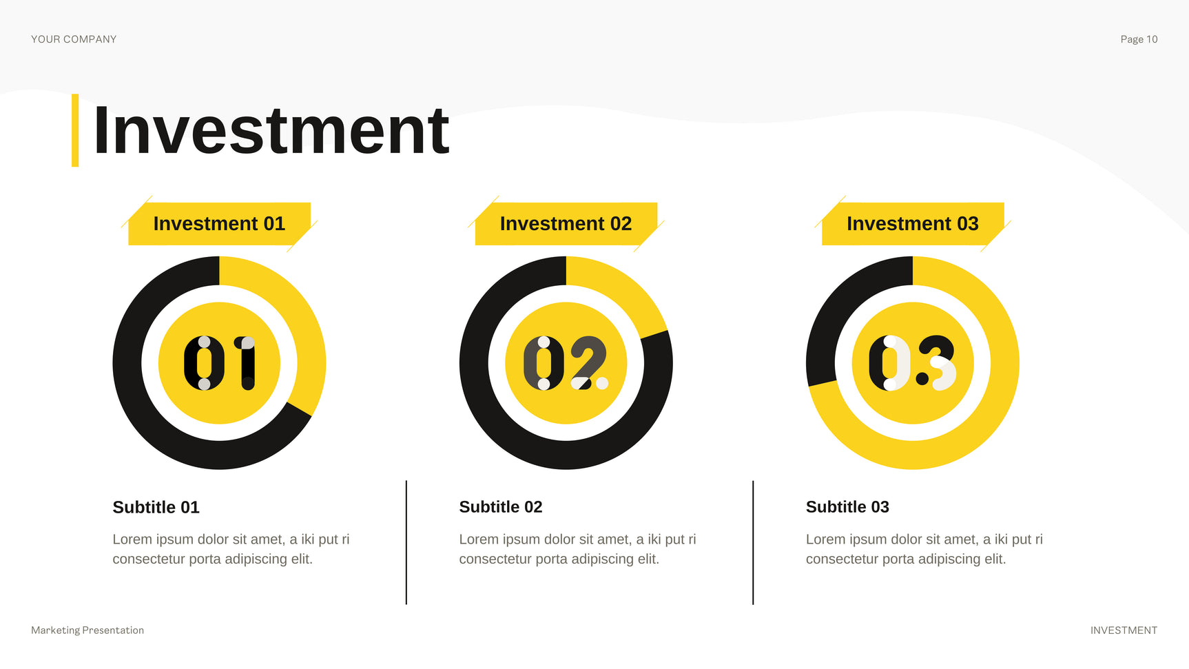 Yellow Modern Budget Presentation