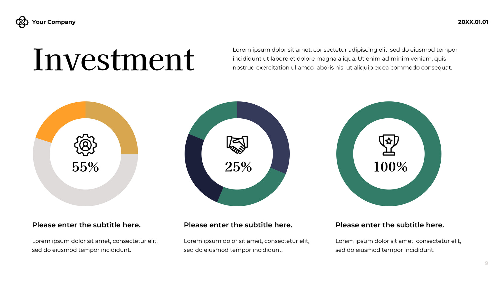White Modern Finance Presentation