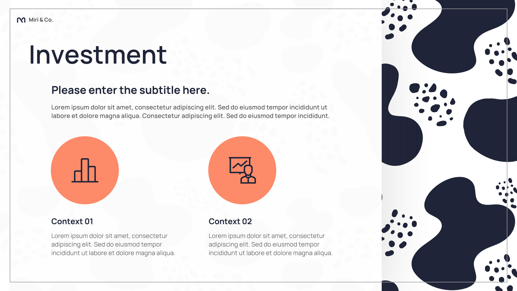 Black Abstract Business Presentation