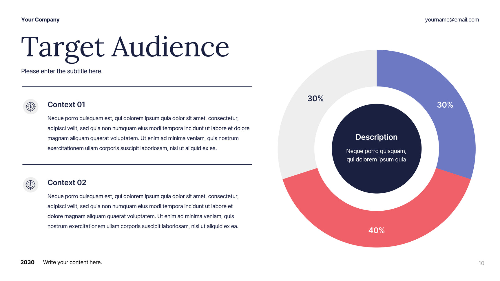 White Abstract Business Plan