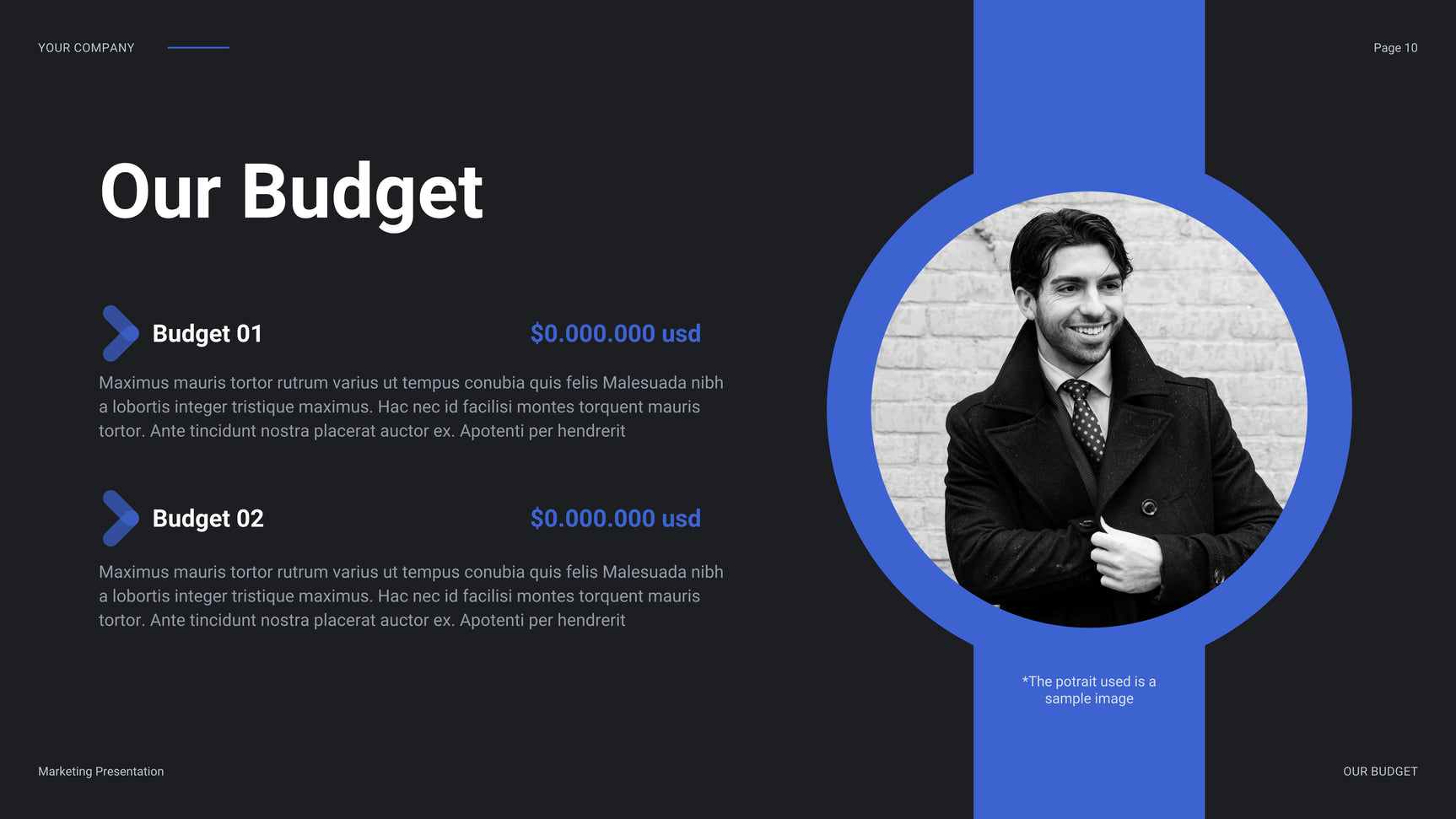 Blue Modern Social Media Report