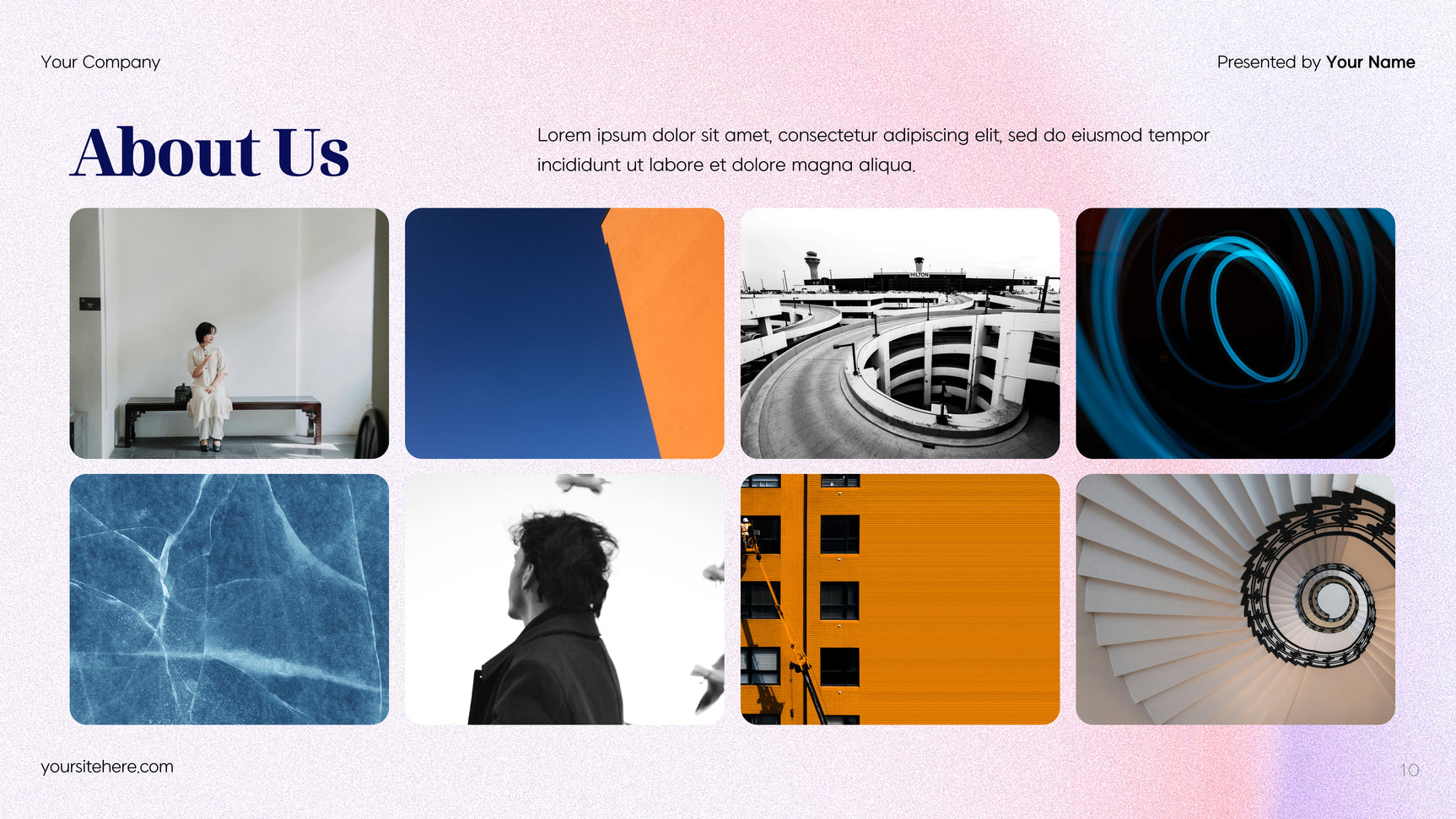 Blue Modern Advertising Plan