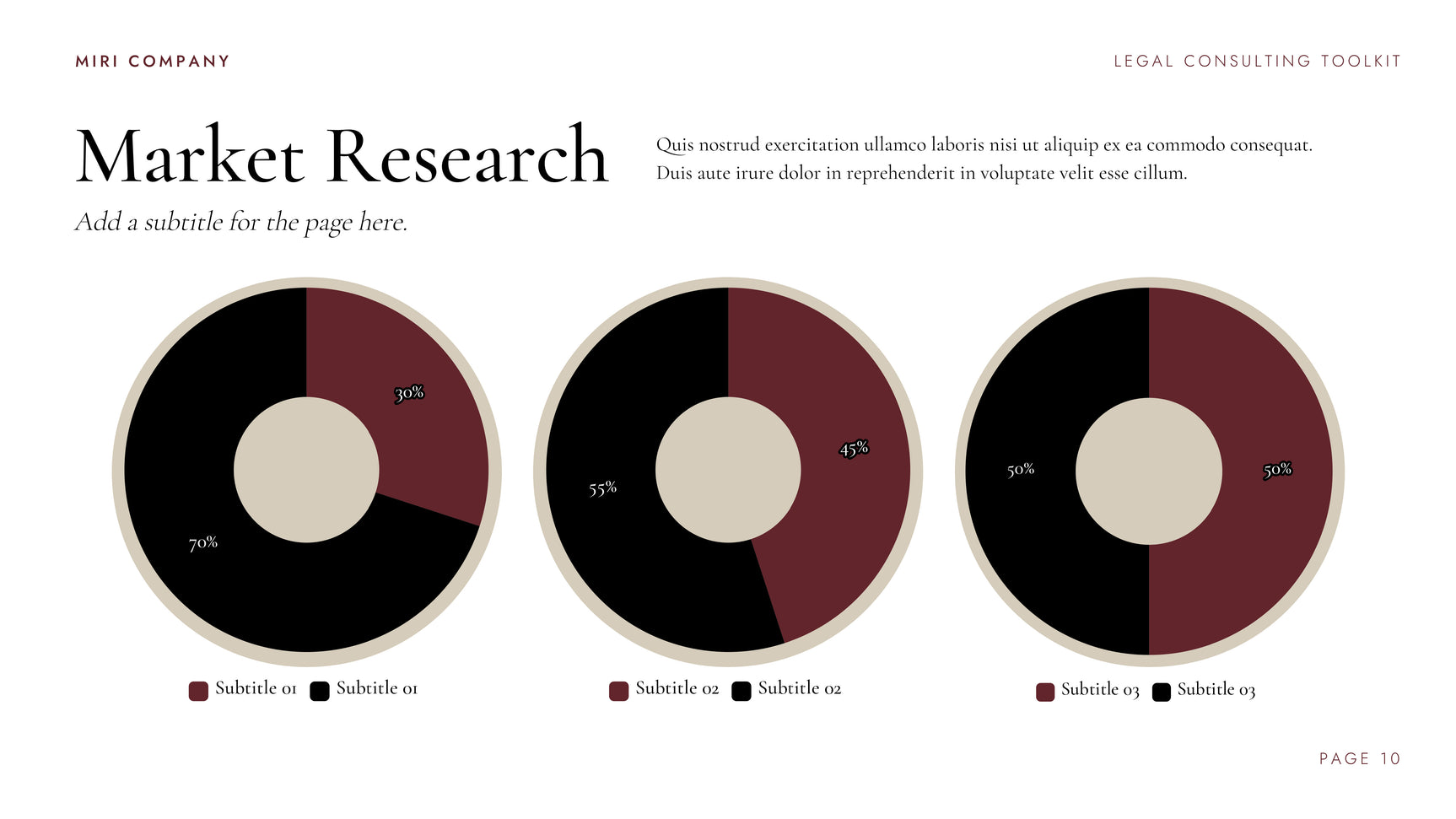 Maroon Professional Legal Consulting Toolkit Presentation