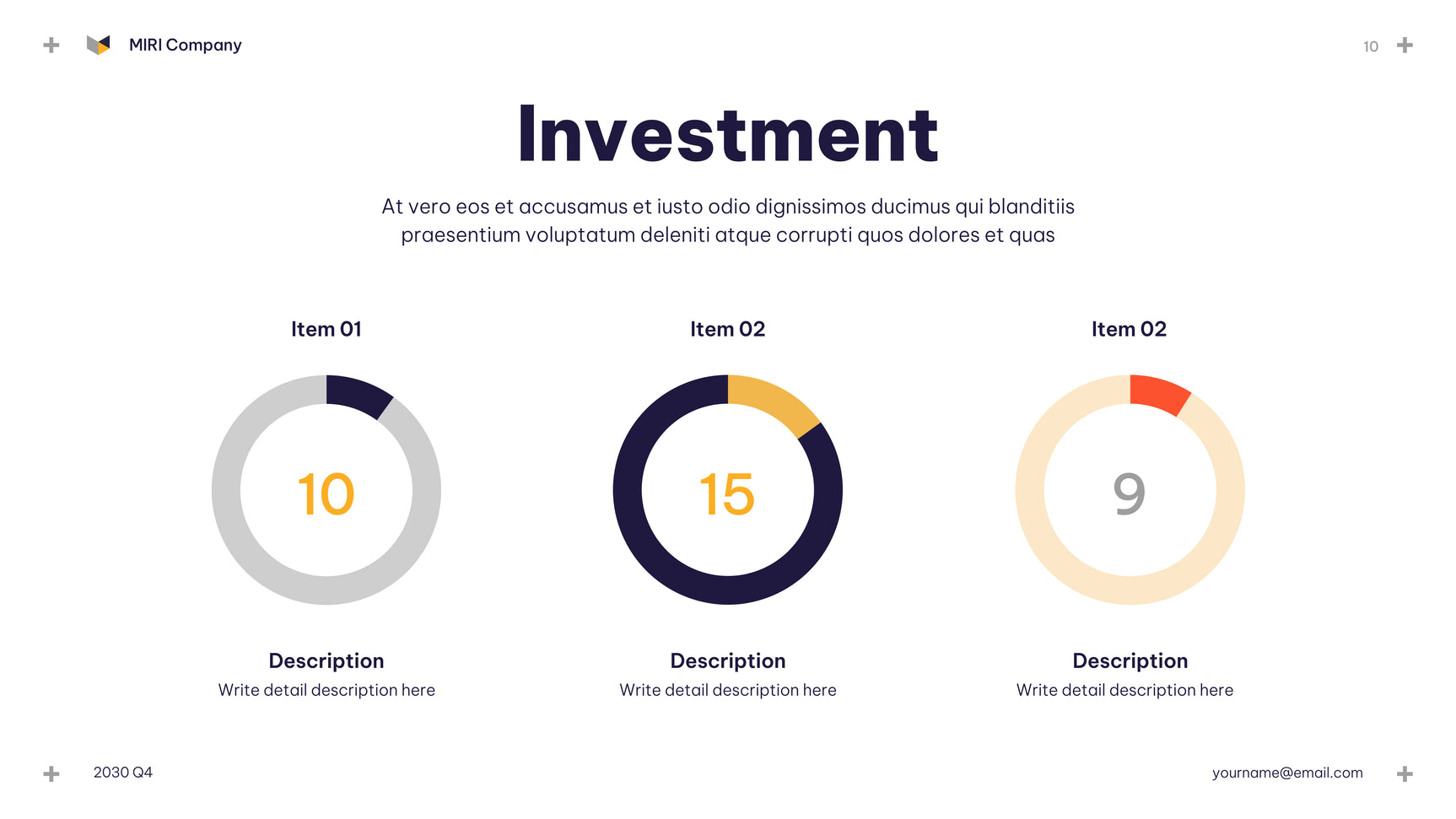 Blue Modern Budget Presentation