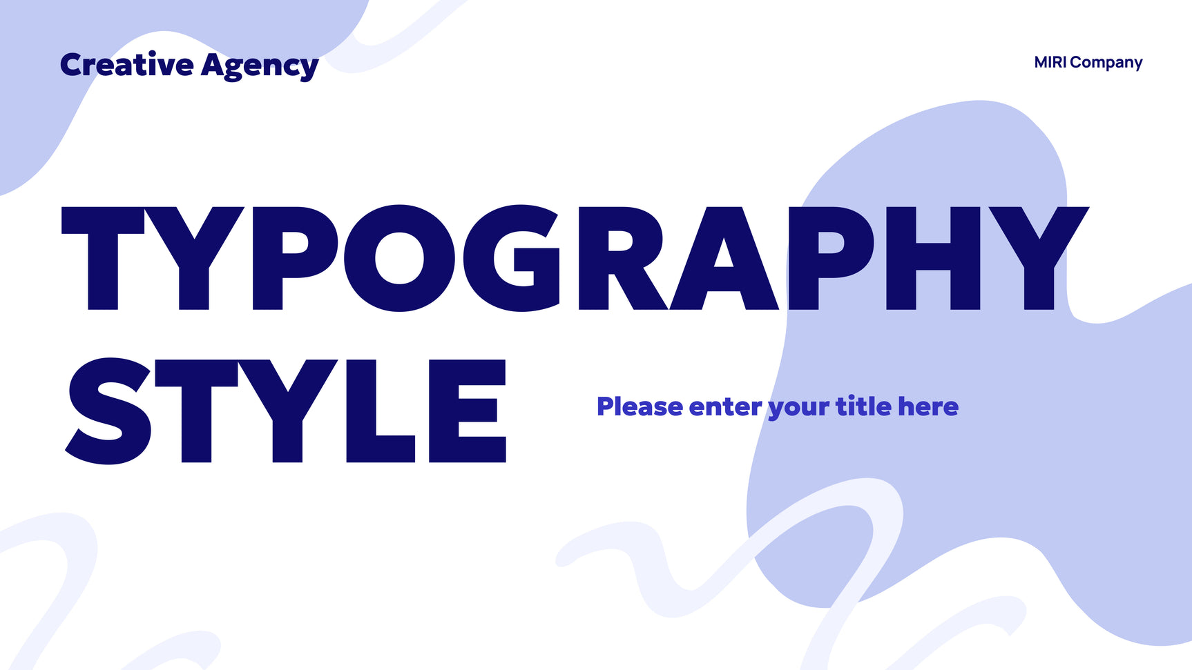 Blue Abstract Agency Advertisement