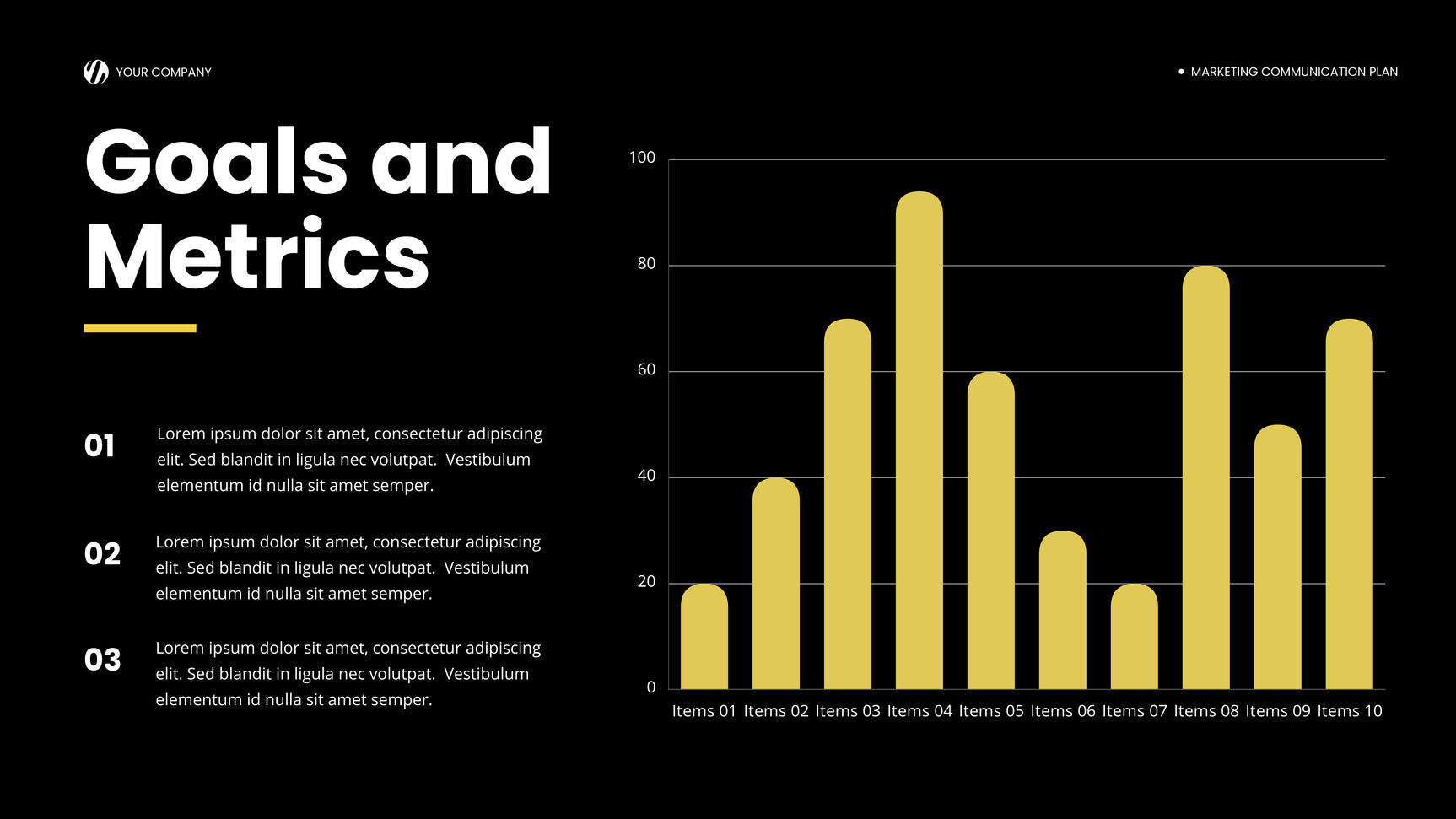 Yellow Modern Marketing Report