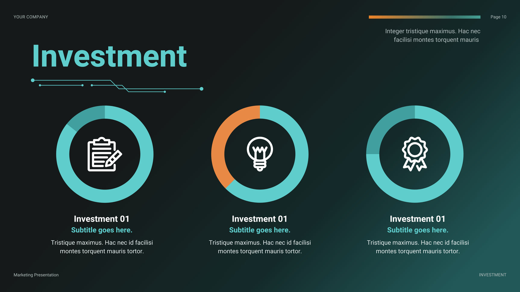 Teal Futuristic Finance Presentation