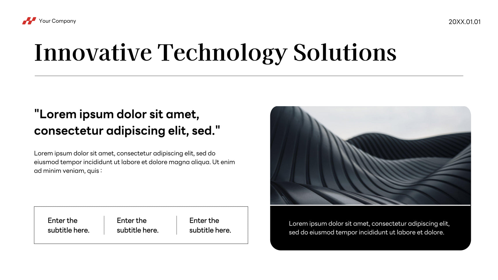 Red Modern Consulting Presentation