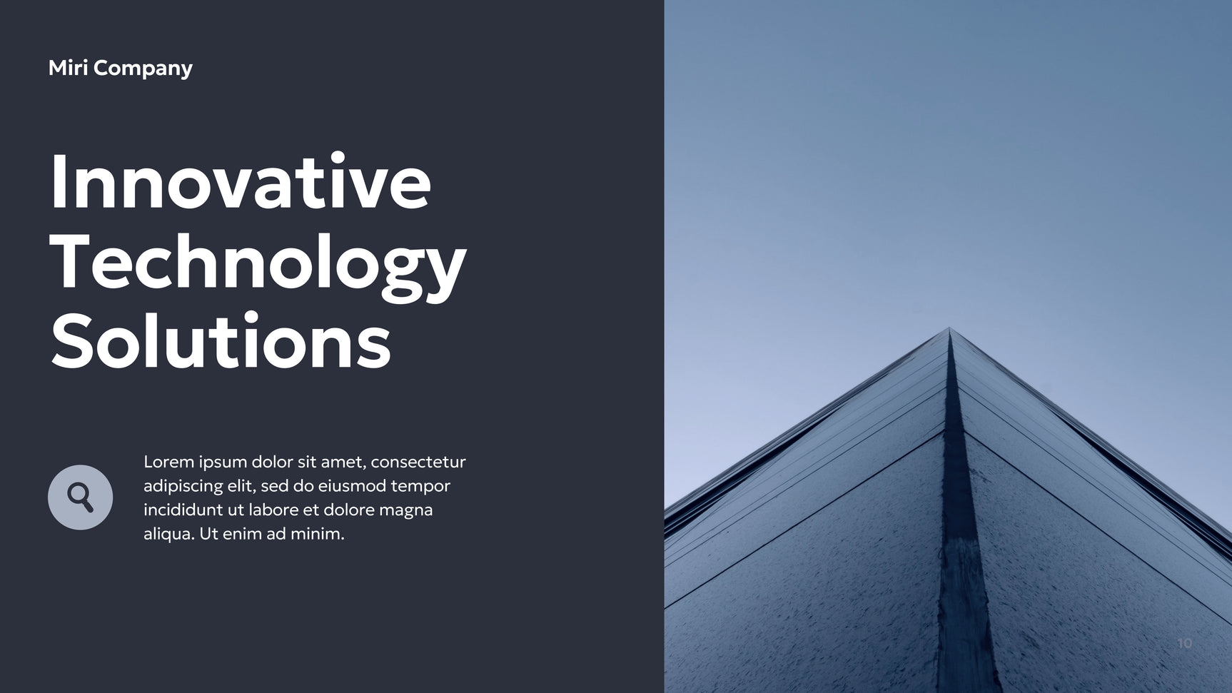 Grey Geometric Business Presentation