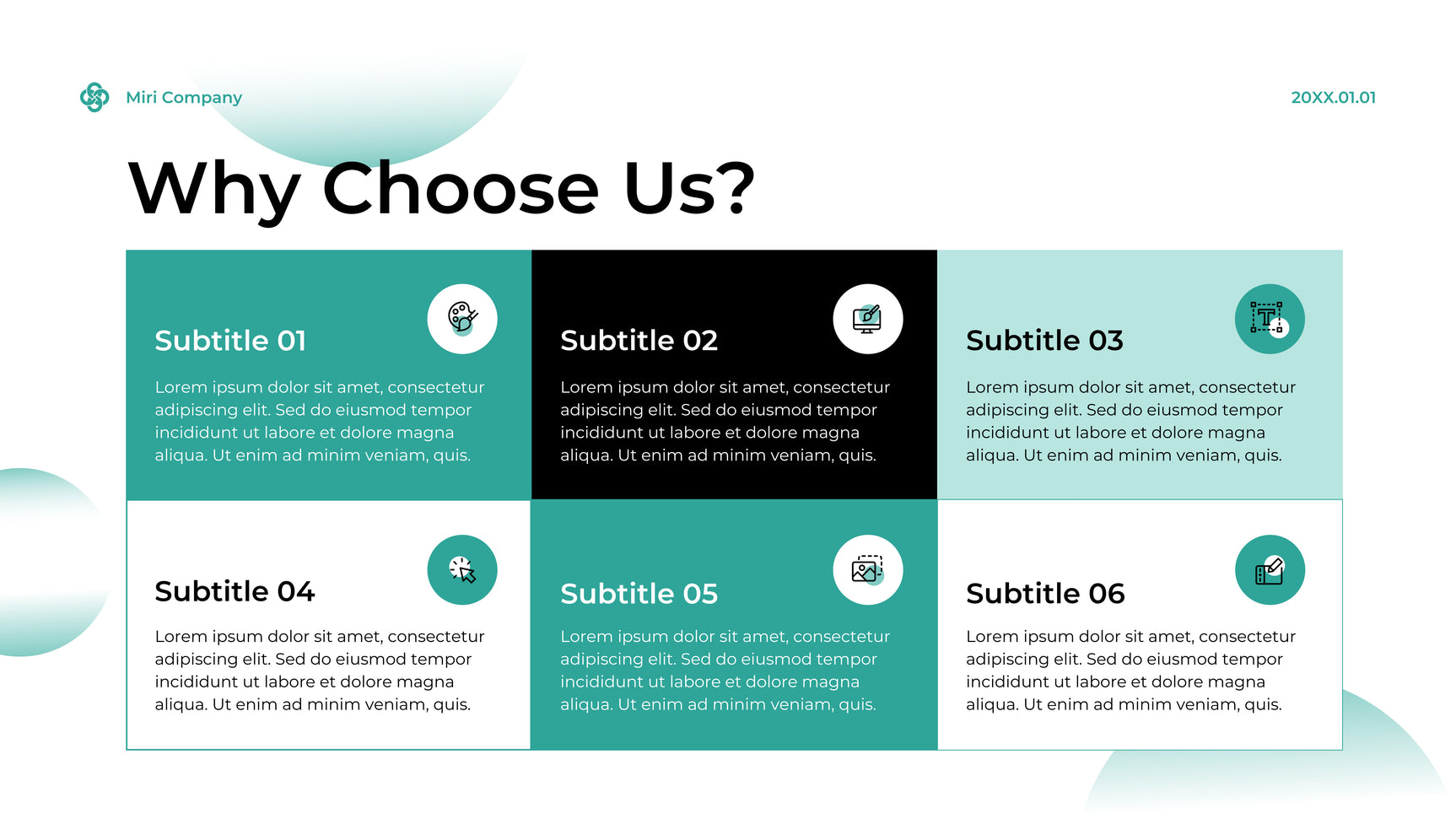 Teal Modern Cybersecurity Advertisement