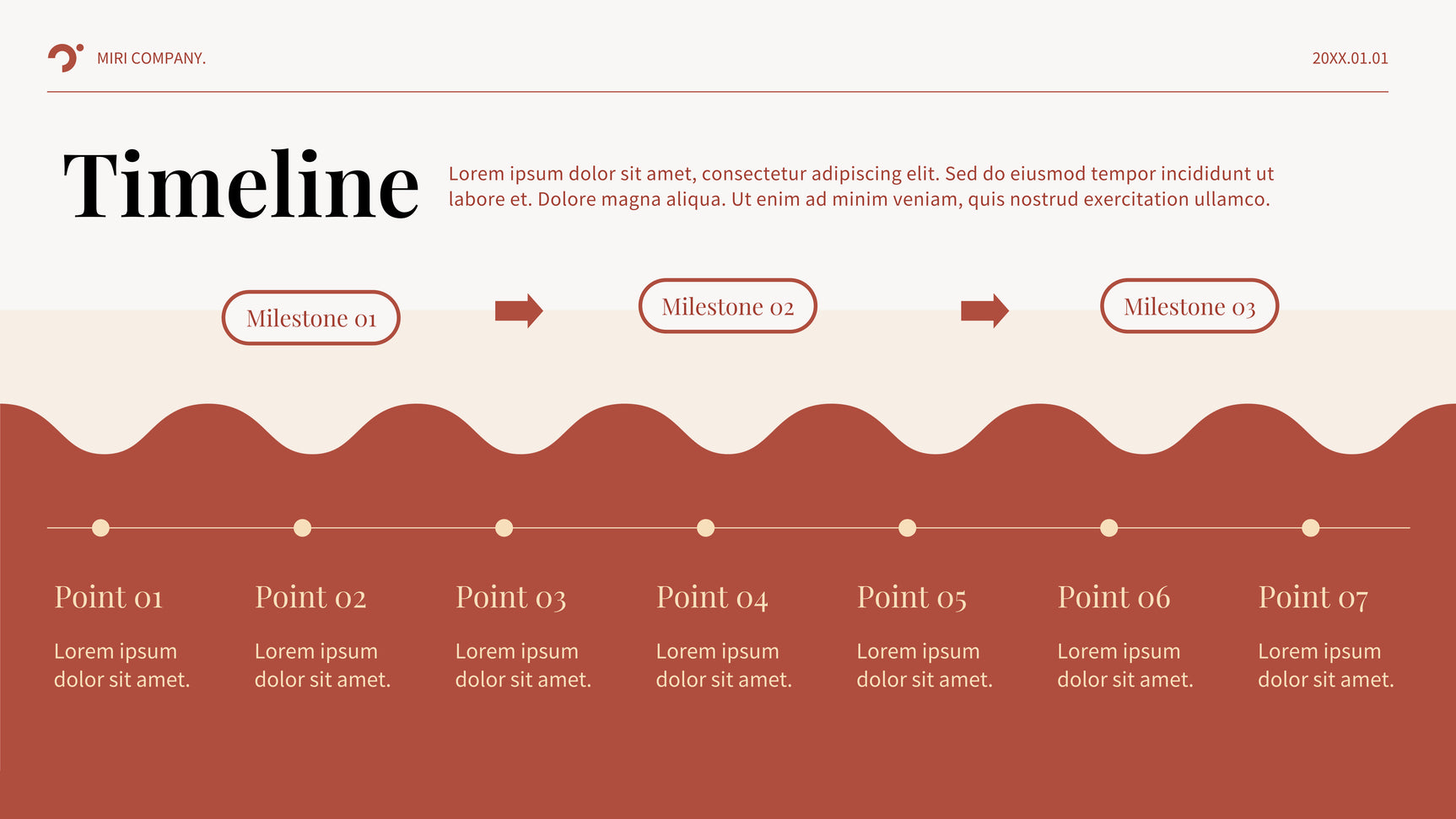 Red Abstract Business Plan