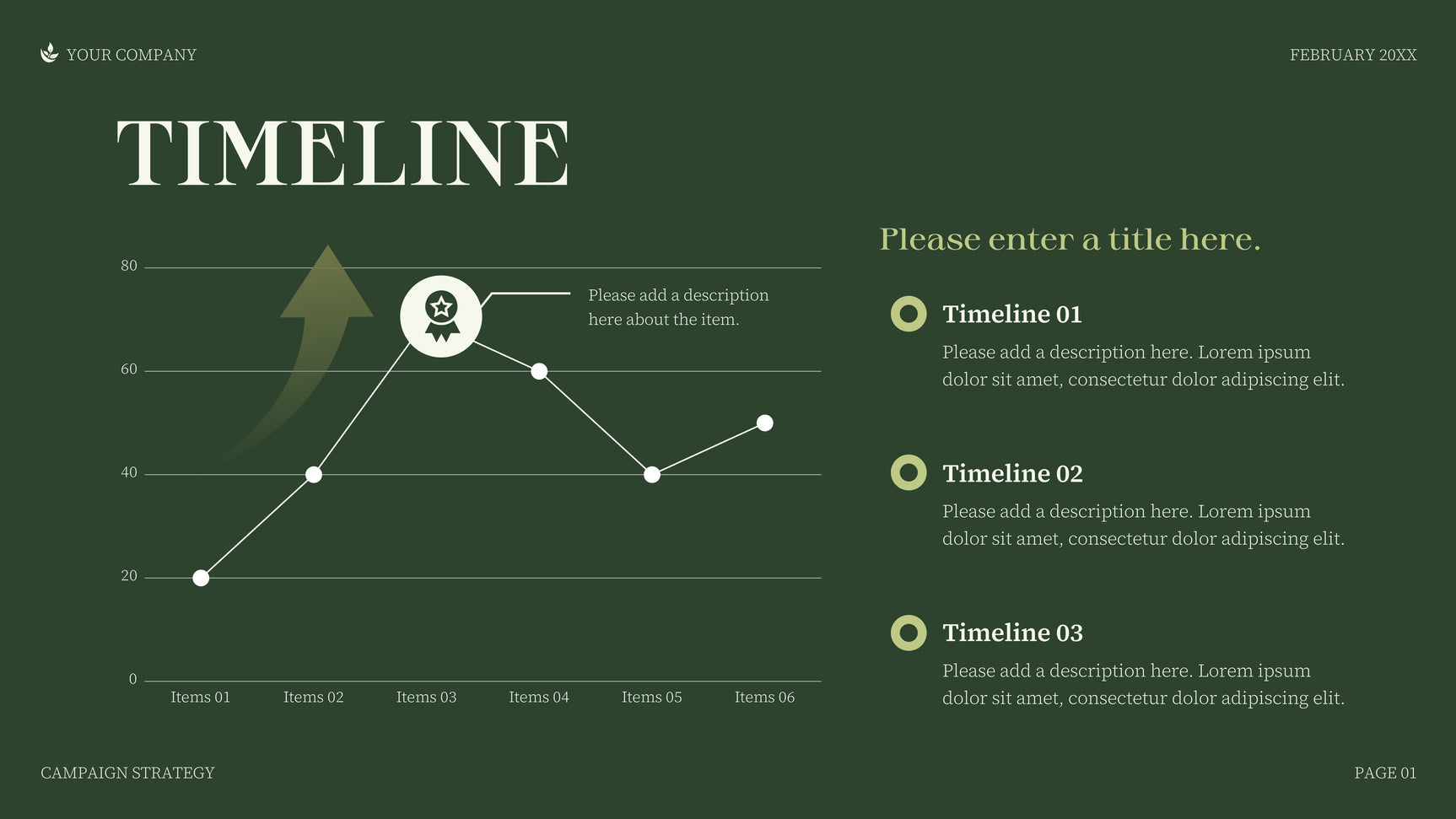 Green Minimalist Business Presentation