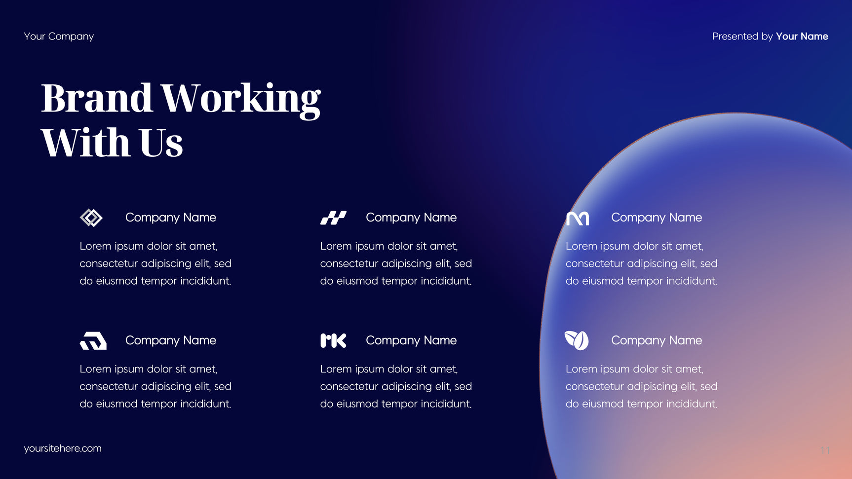Blue Modern Advertising Plan