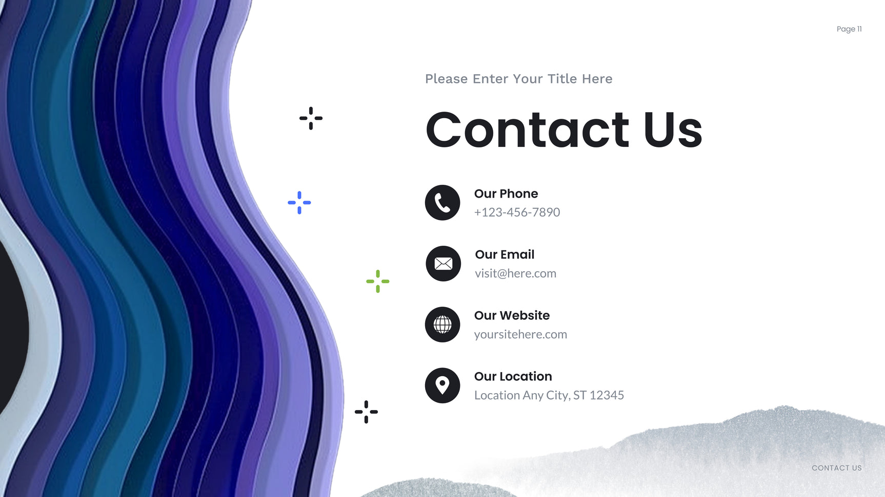 Blue Abstract Business Presentation