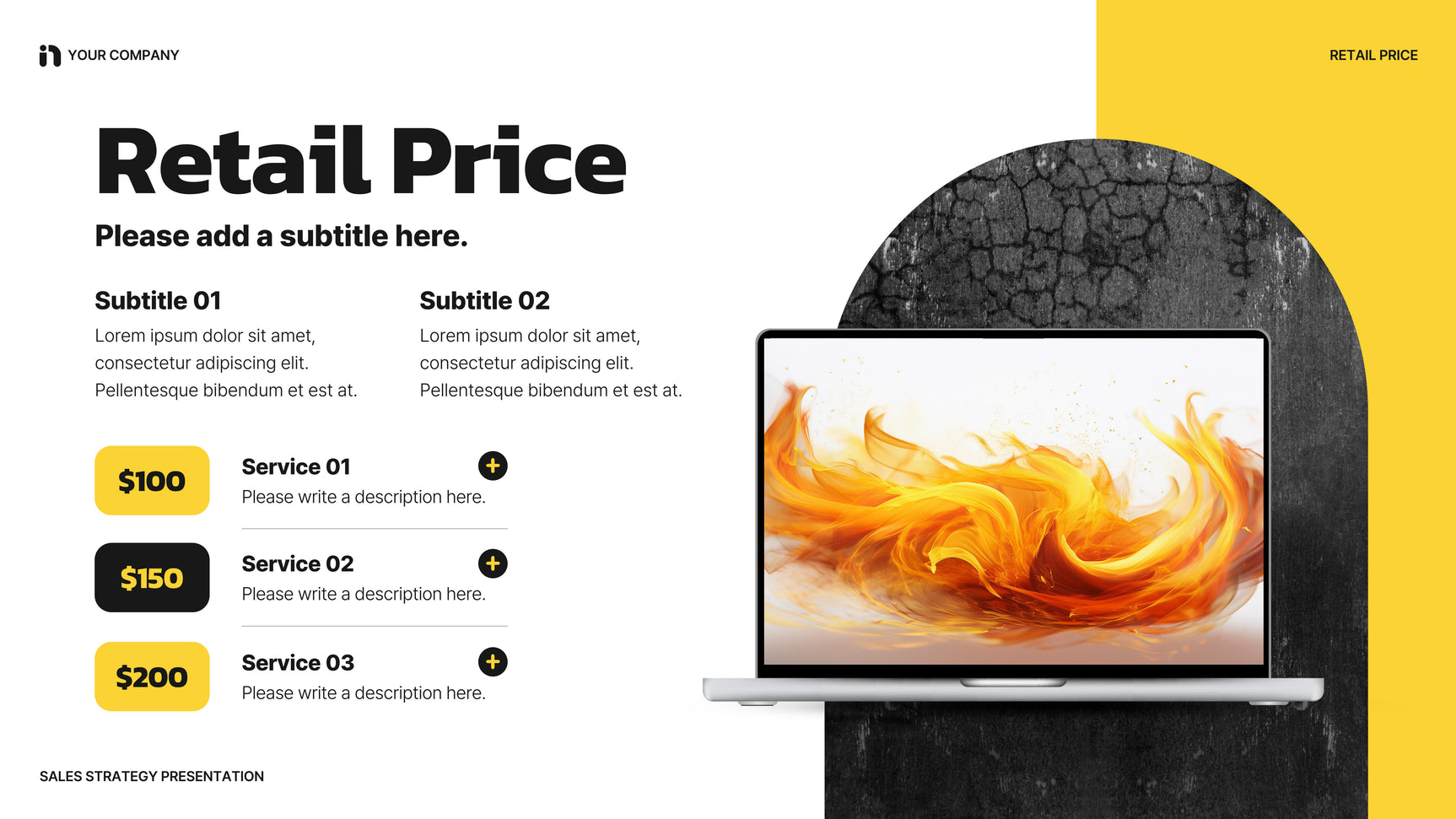 Yellow Modern Sales Presentation