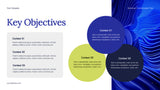 Blue Abstract Marketing Plan